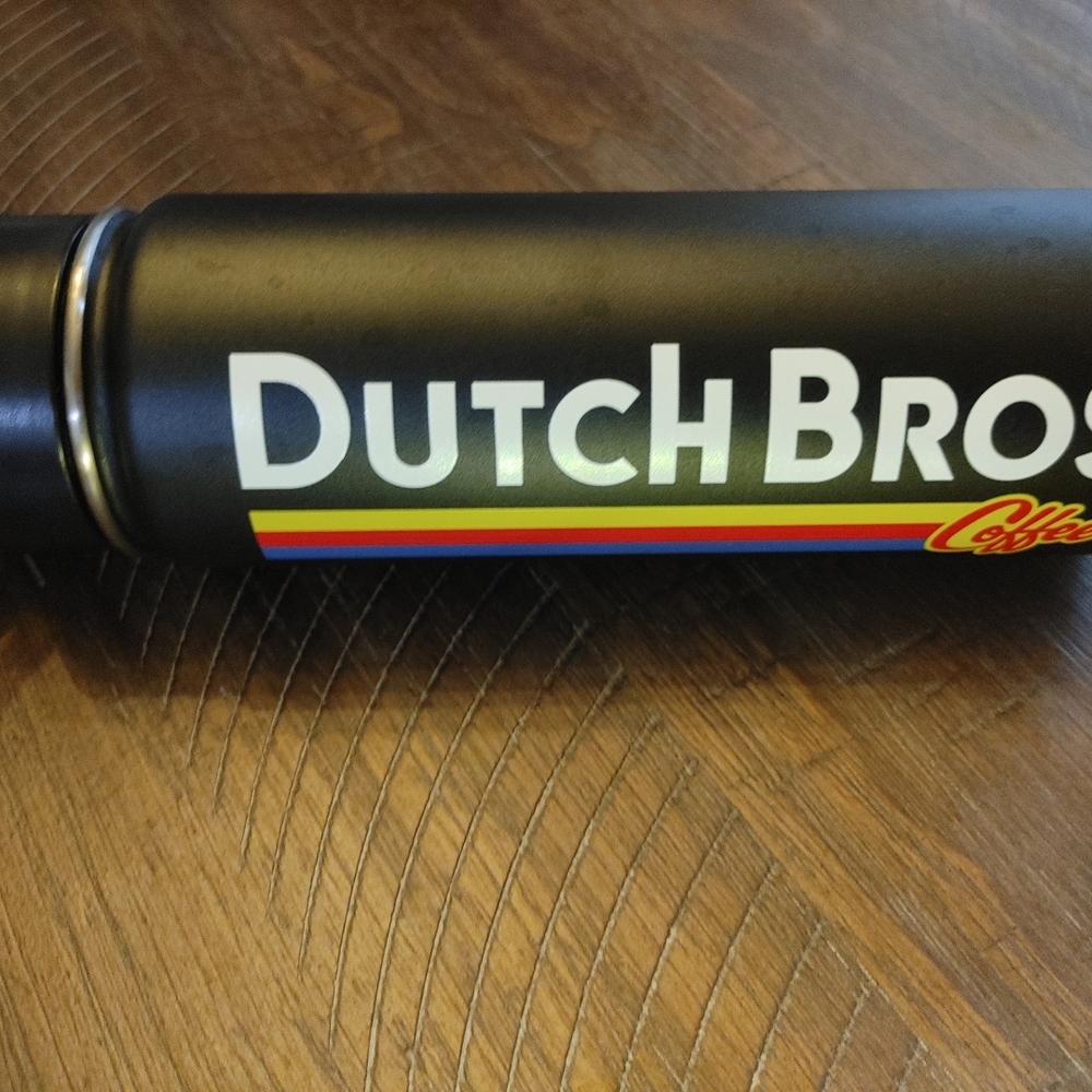 Dutch Bros Black Travel Mug